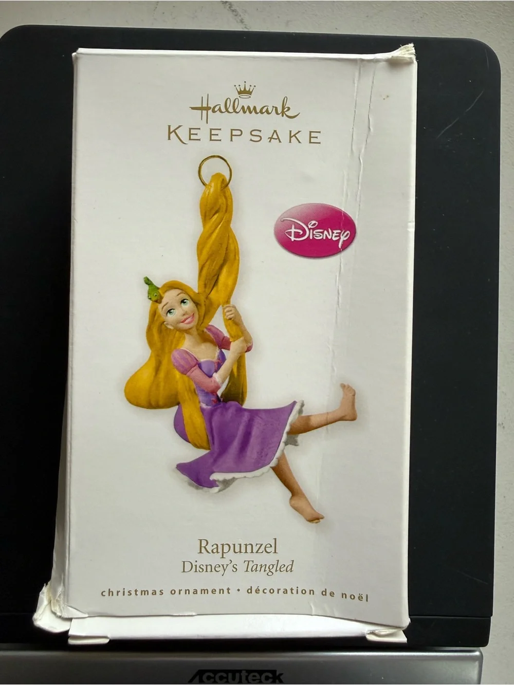 Hallmark Rapunzel Hanging Doll Ornament in Purple and Gold 2010